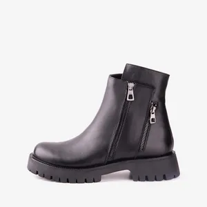 نیم بوت زنانه چرم مشهد مدل J2523-001