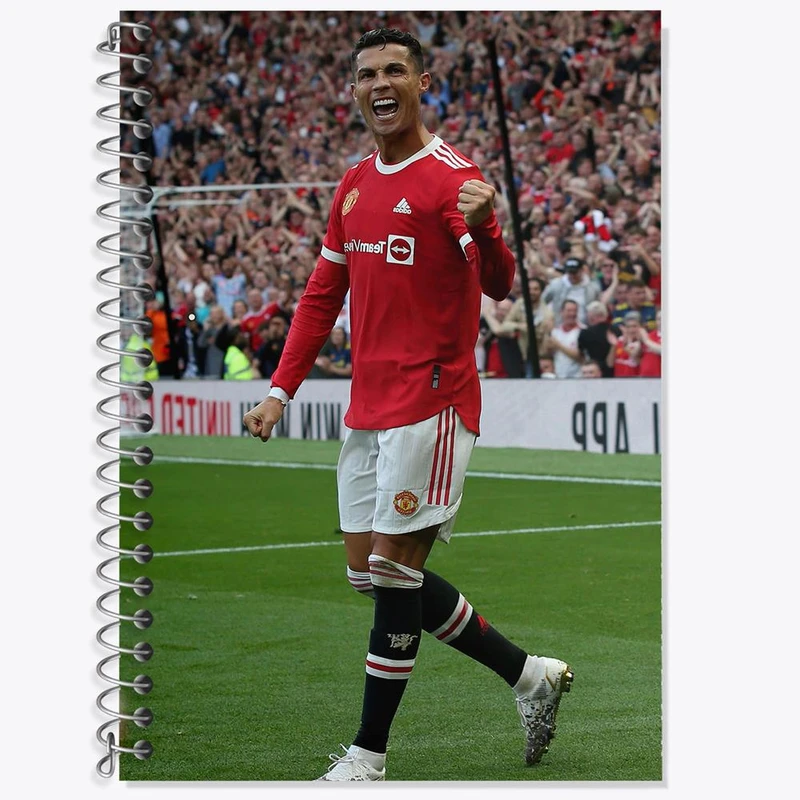 دفتر لغت 50 برگ خندالو مدل کریستیانو رونالدو کد 13910