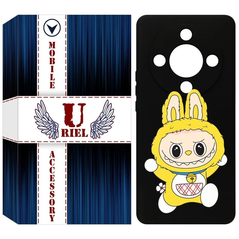 کاور یوریل مدل KSH کد 122 طرح عروسک لبوبو مناسب برای گوشی موبایل آنر X9b / X50 / Magic6 Lite