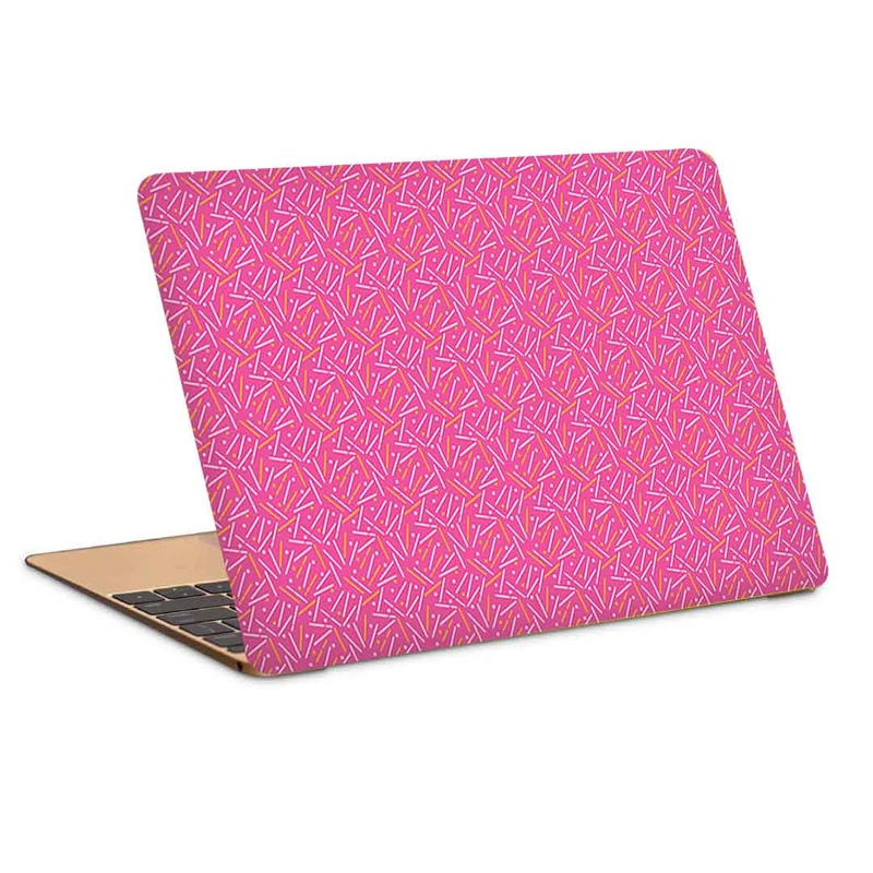 استیکر لپ تاپ طرح pink  vivid colours rounded linesکد c-756مناسب برای لپ تاپ 15.6 اینچ