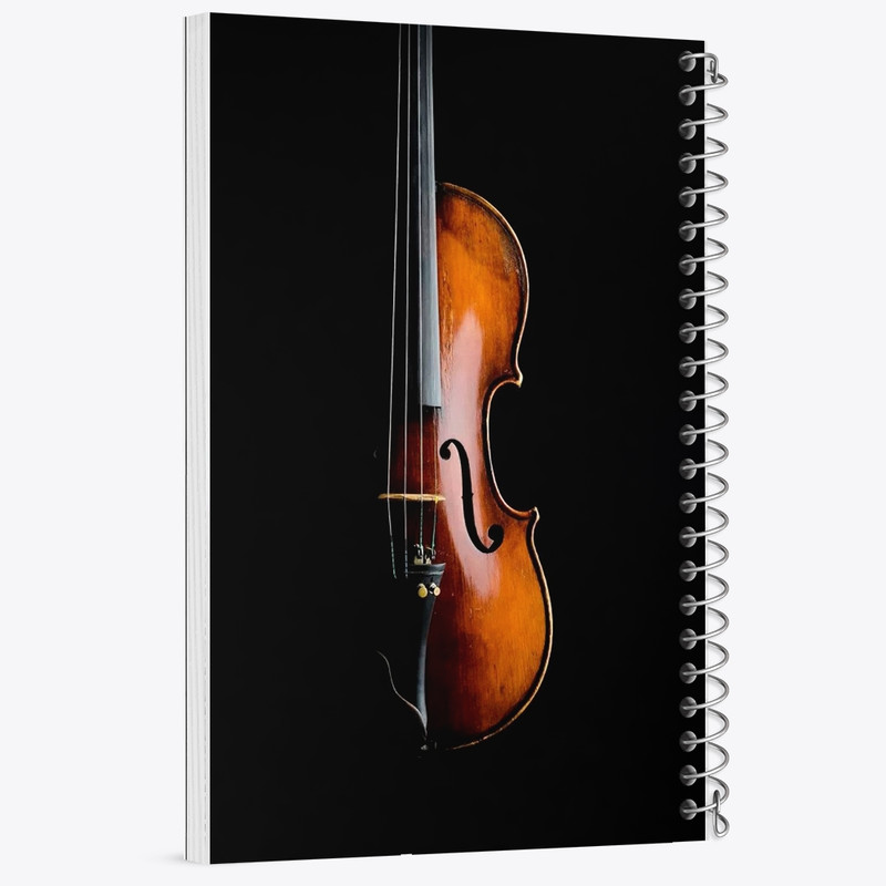 دفتر نت موسیقی 50 برگ خندالو مدل ویولن کد F1847