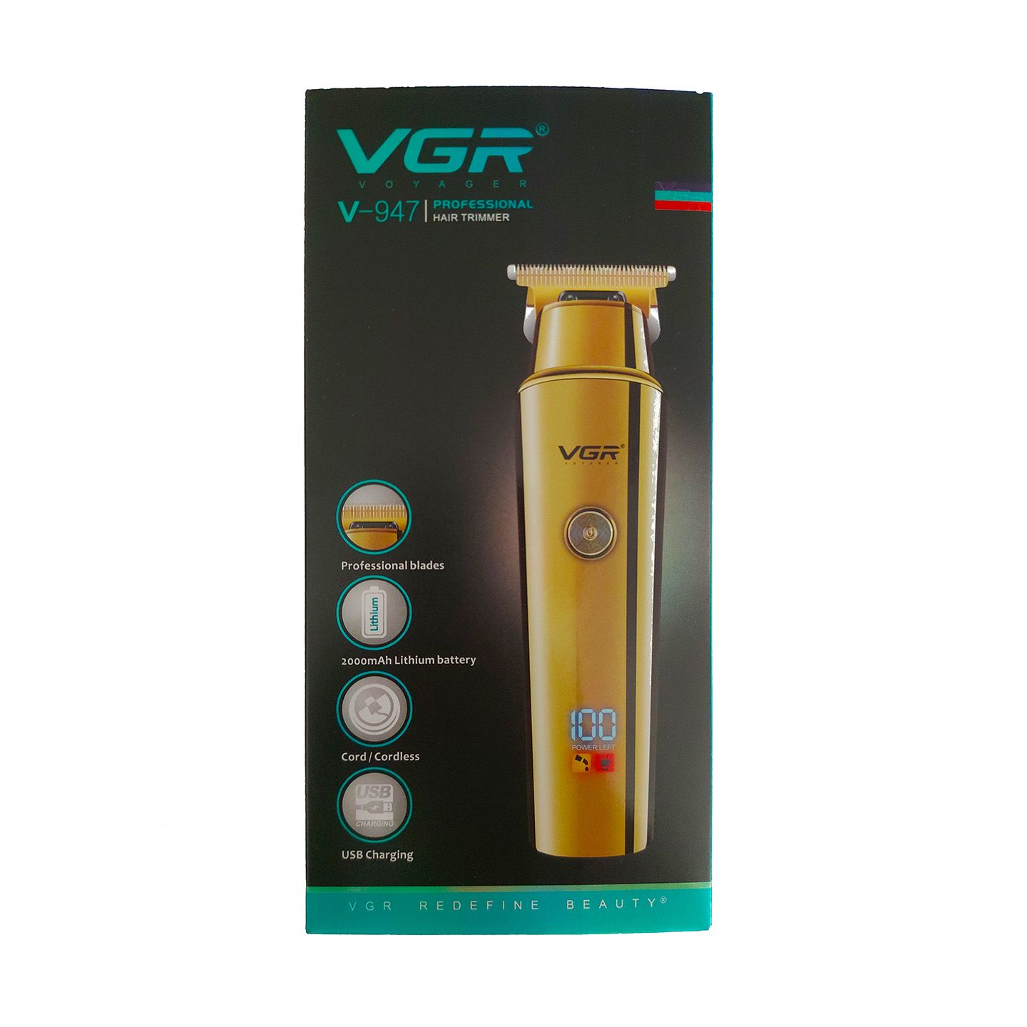 ماشین اصلاح موی سر و صورت وی جی ار مدل V-947 -  - 11