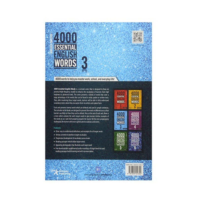 کتاب 4000 Essential English Words اثر Paul Nation انتشارات الوندپویان جلد سوم