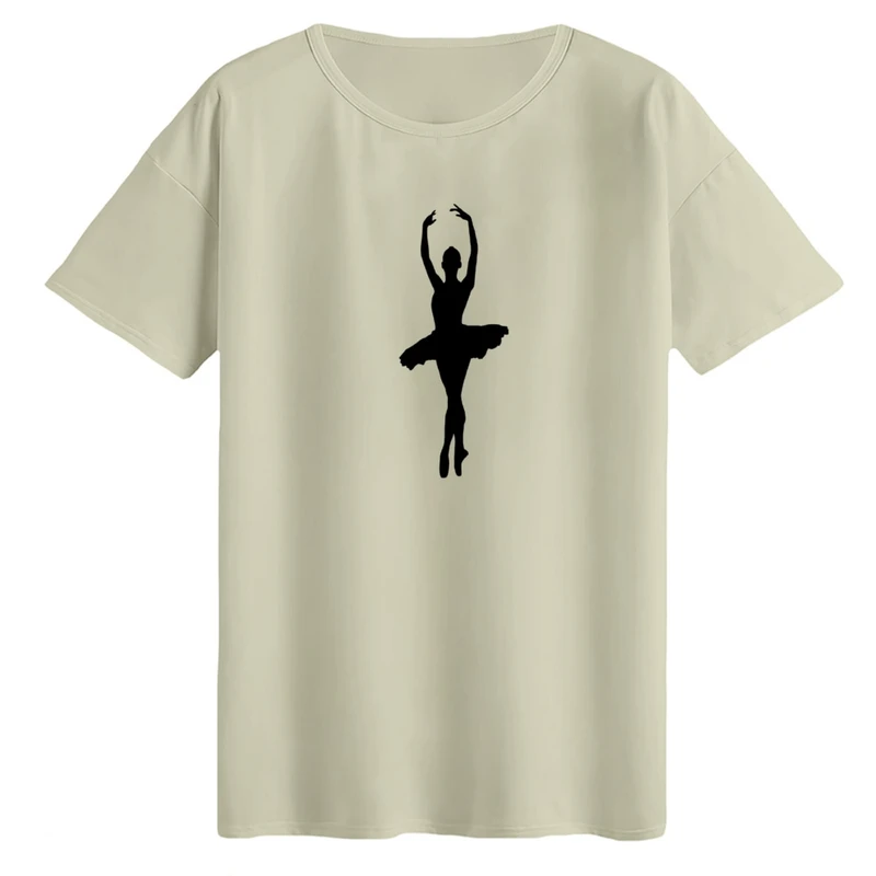 تی‌شرت لانگ آستین کوتاه زنانه مدل بالرین مینیمال کد 01