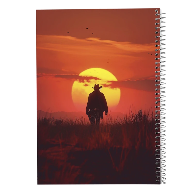 دفتر نقاشی 50 برگ مدوپد مدل رد دد red dead کد DF13538