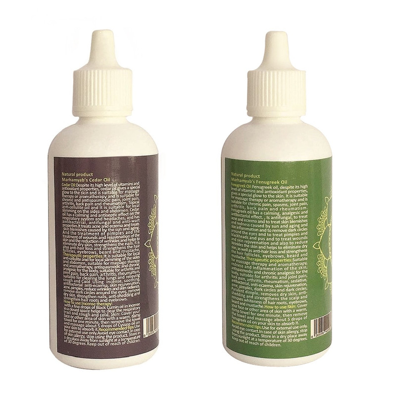 روغن صورت و بدن مرهم یاب مدل شنبلیله و سرو کوهی حجم 80 میلی لیتر مجموعه 2 عددی