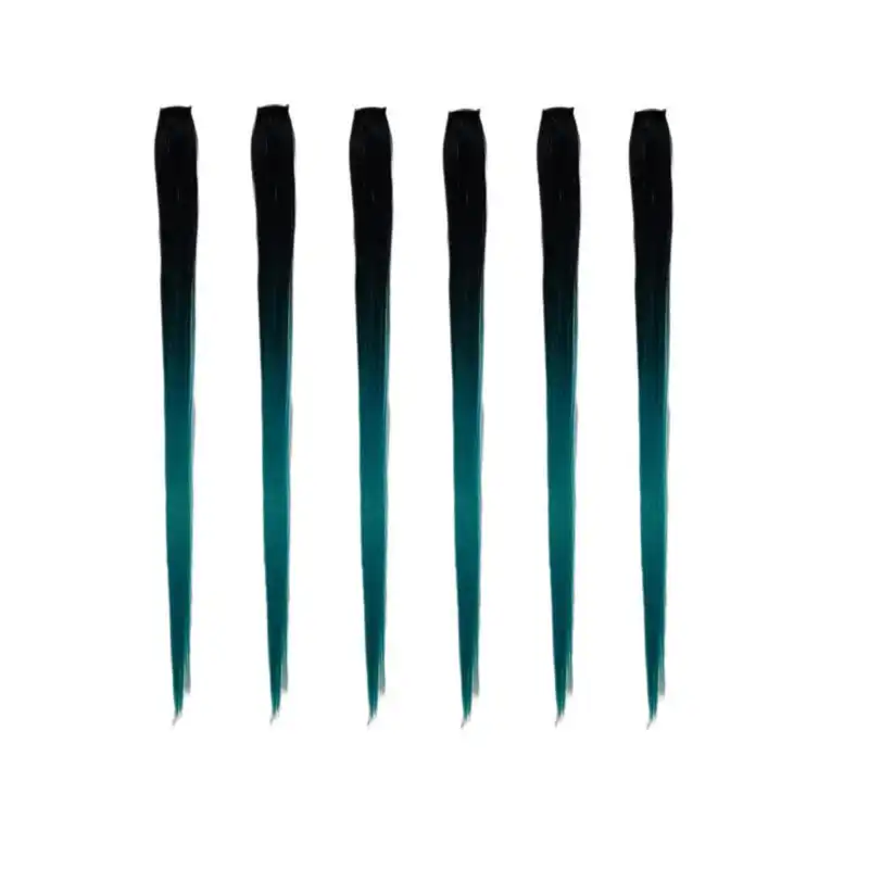 اکستنشن مو زنانه مدل GM06 آمبره بسته 6 عددی