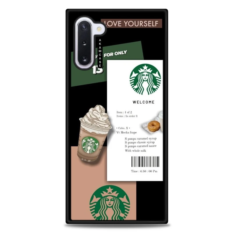 کاور آکام مدل AMCWSGN10-STARBUCKS10 مناسب برای گوشی موبایل سامسونگ Galaxy Note 10