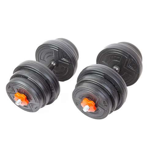 دمبل مدل RF10mix1 وزن 10 کیلوگرمی بسته 2 عددی 