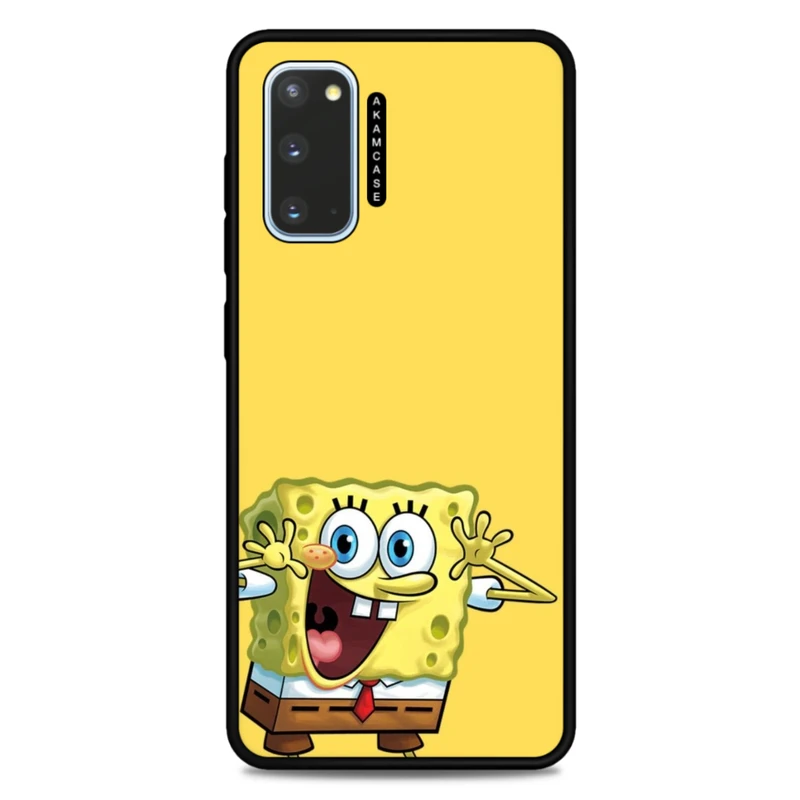 کاور آکام مدل AMC-WSGS20-SPONGE BOB11 مناسب برای گوشی موبایل سامسونگ Galaxy S20