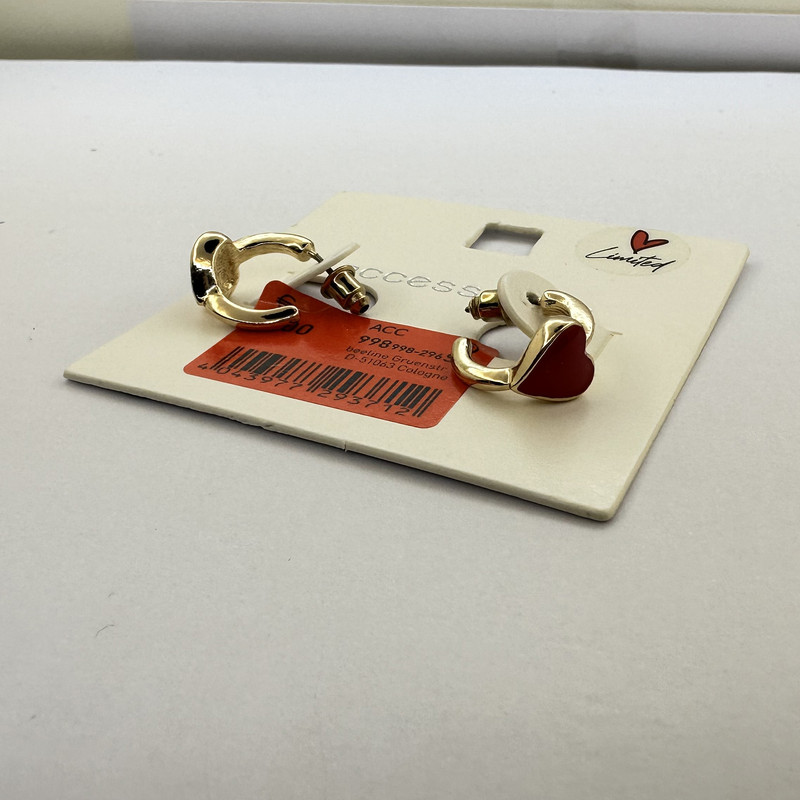 گوشواره زنانه اکسسورایز مدل قلب کد 08