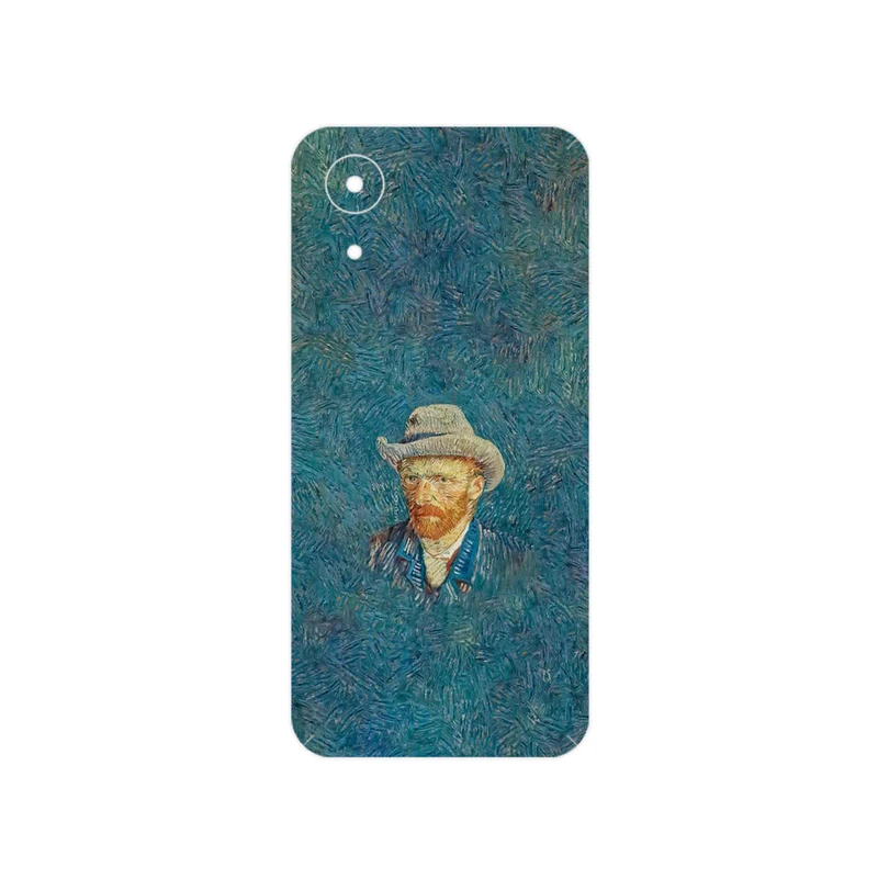 برچسب پوششی ماهوت مدل Self portrait with a gray felt hat مناسب برای گوشی موبایل سامسونگ Galaxy A03 Core