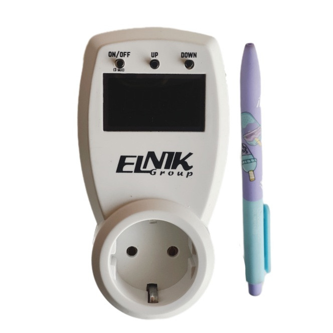 تایمر برق و محافظ ولتاژ ارت دار مدل ELNIK_01 تایمر برق و محافظ ولتاژ ارت دار مدل ELNIK_01