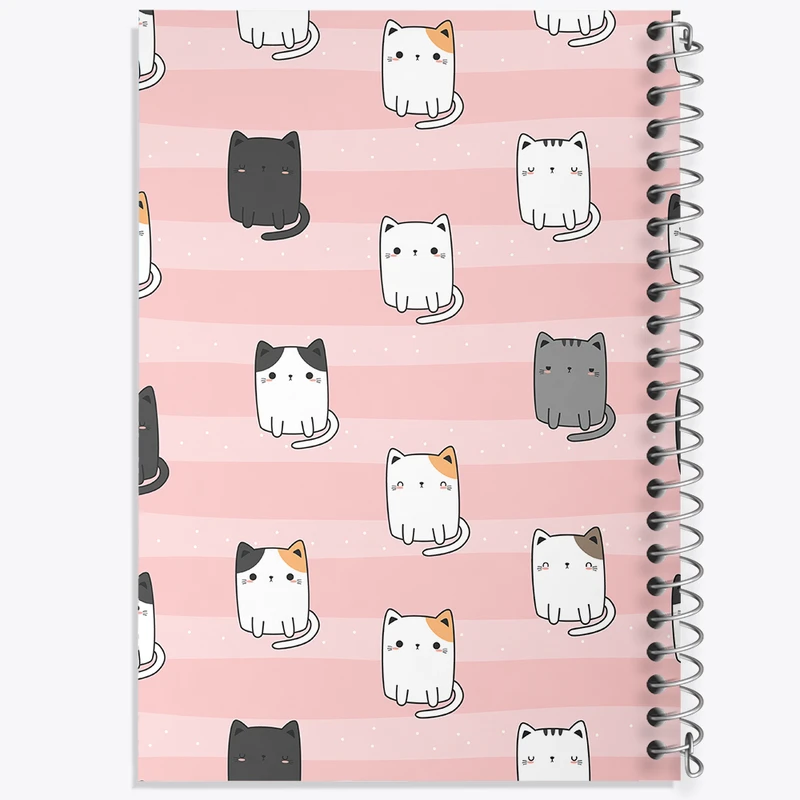 دفتر نقاشی 50 برگ خندالو طرح گربه کیوت کد N386