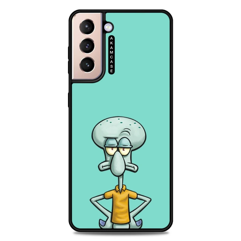 کاور آکام مدل AMC-WSGS21P-SPONGE BOB14 مناسب برای گوشی موبایل سامسونگ Galaxy S21 Plus