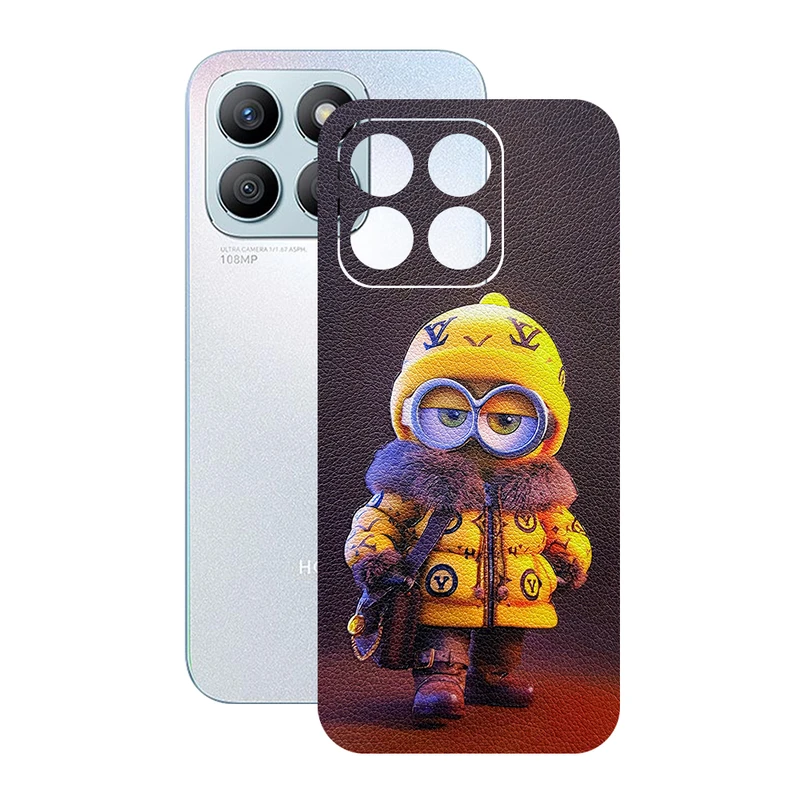 برچسب پوششی ریمکس مدل Leth طرح مینیون مناسب برای گوشی موبایل آنر X8b