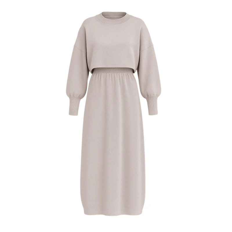 ست بلوز و سارافون رسمی زنانه مدل Lanora کد M5463