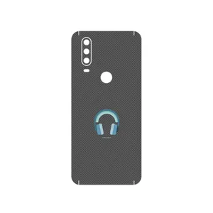 MAHOOT Minimal Headphone Icon Cover Sticker for Motorola One Action