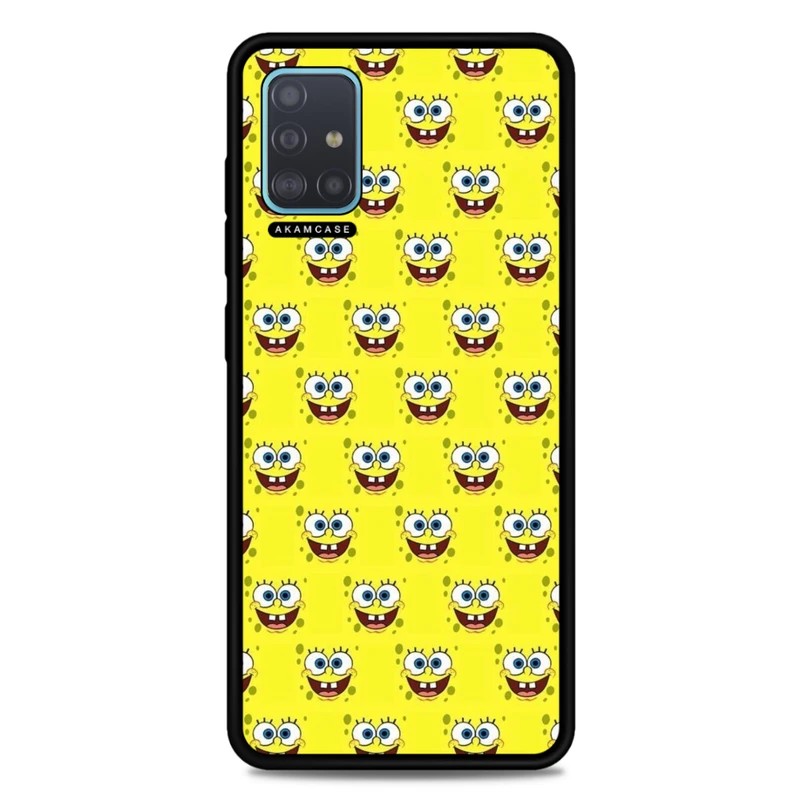 کاور آکام مدل AMC-WSGA51-SPONGE BOB12 مناسب برای گوشی موبایل سامسونگ Galaxy A51