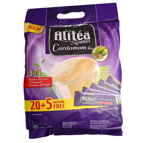 چای ماسالا علی تی با اسانس هل - 25 گرم بسته 25 عددی