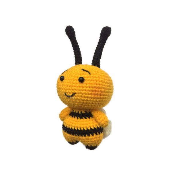 نقد و بررسی عروسک بافتنی طرح زنبور مدل M12 توسط خریداران