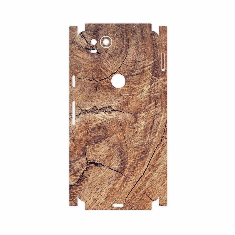 برچسب پوششی ماهوت مدل Wood Texture 5-FullSkin مناسب برای گوشی موبایل گوگل Pixel 2