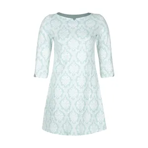 پیراهن زنانه ناربن مدل 1521710-3268 رنگ فیروزه ای