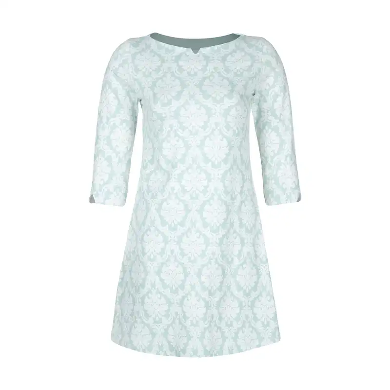 پیراهن زنانه ناربن مدل 1521710-3268 رنگ فیروزه ای