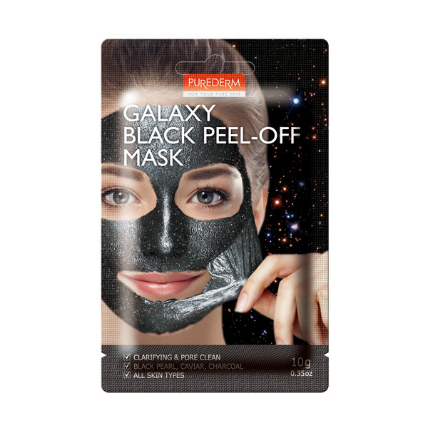ماسک صورت پیوردرم سری Galaxy مدل Black وزن 10 گرم