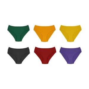 شورت زنانه مدل نخ پنبه بسته 6 عددی