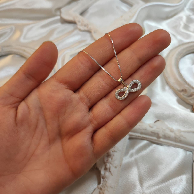 گردنبند نقره زنانه مدل 003