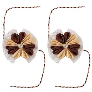 پرده جمع کن طرح گل بسته 2 عددی