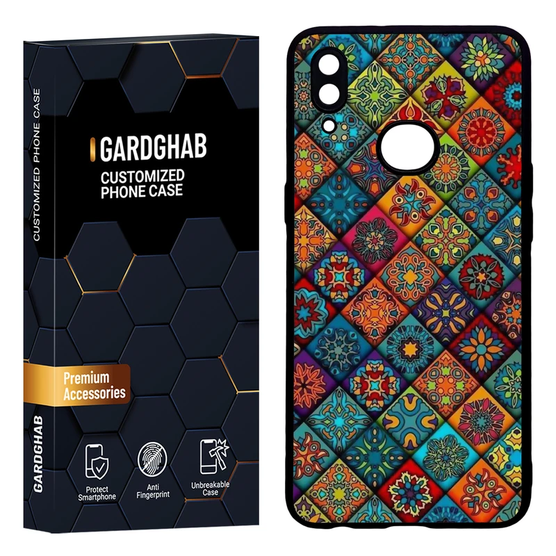 کاور گارد قاب مدل دور ژله ای هنری مناسب برای گوشی موبایل سامسونگ Galaxy A10s