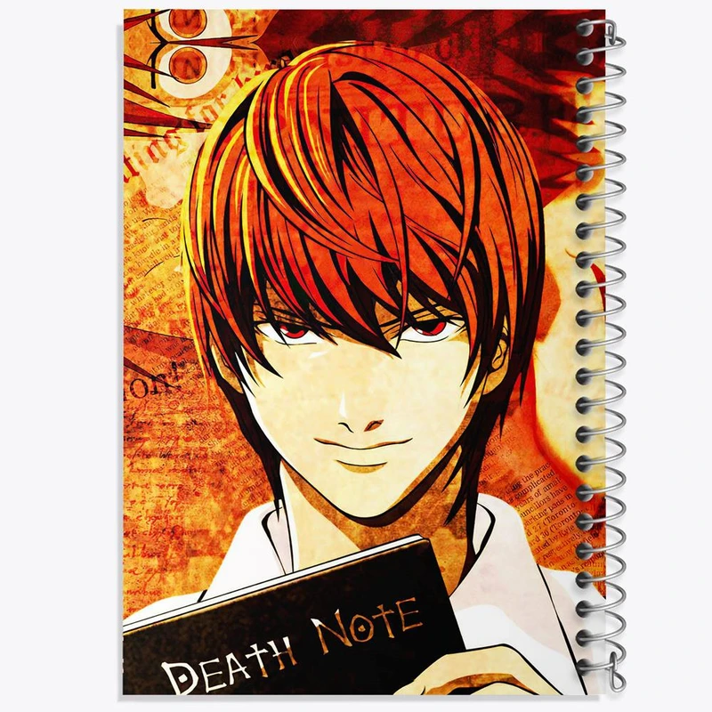 دفتر بولت ژورنال 50 برگ خندالو طرح لایت یاگامی انیمه دفترچه مرگ Death Note کد 11330