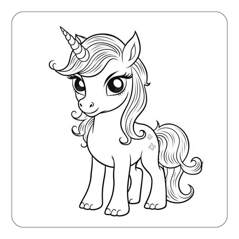 مگنت کاکتی طرح اسب تک شاخ و یونیکورن مدل mp31978