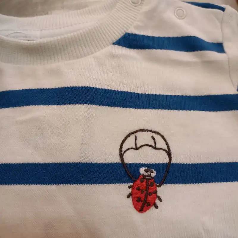 تی شرت آستین بلند نوزادی ال سی وایکیکی مدل s13474z1