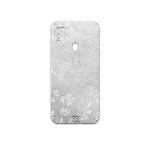 MAHOOT Silver-Wildflower Cover Sticker for Samsung Galaxy M21  2021 Edition
