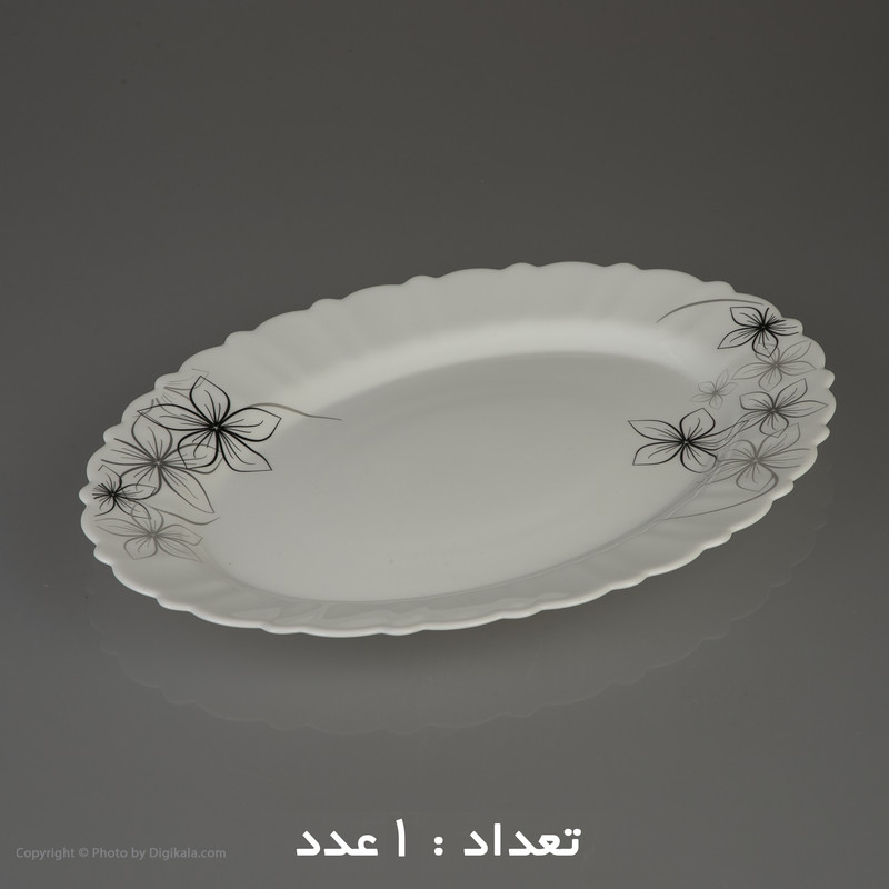 سرویس غذاخوری 26 پارچه اپال طرح دایره مدل لیدیا
