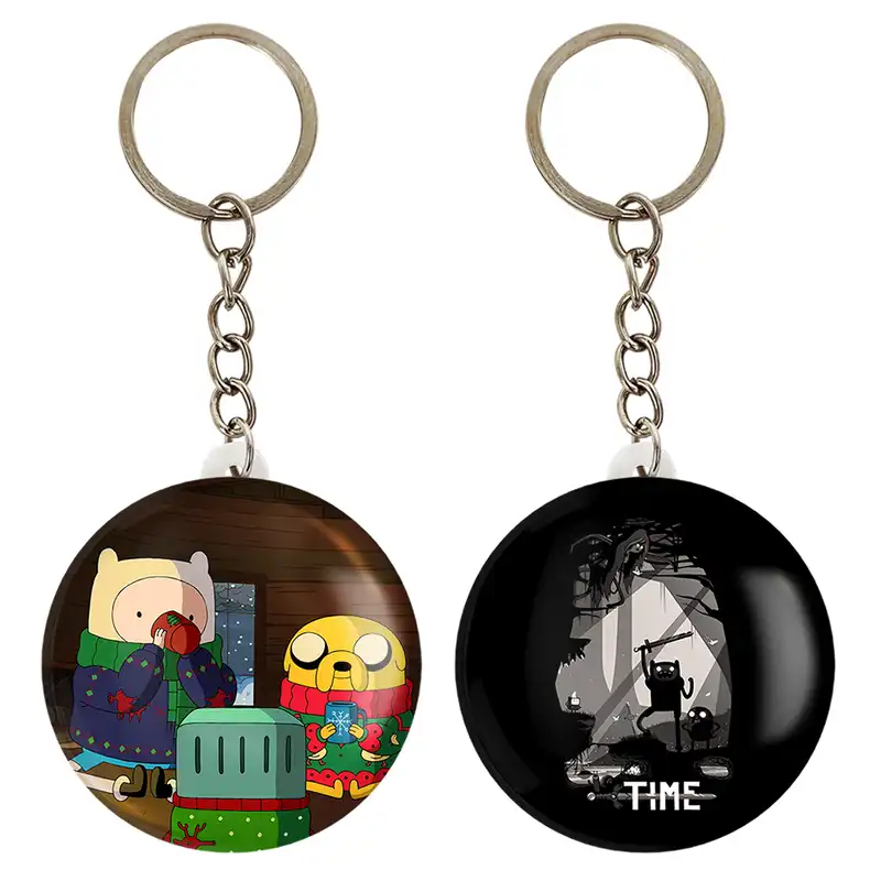 جاکلیدی خندالو مدل جیک و فین وقت ماجراجویی Adventure Time کد 2084220838 مجموعه 2 عددی