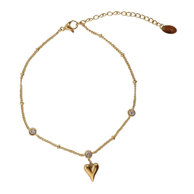 پابند زنانه مدل استیل قلب کد AAF-65 پابند زنانه مدل استیل قلب کد AAF-65