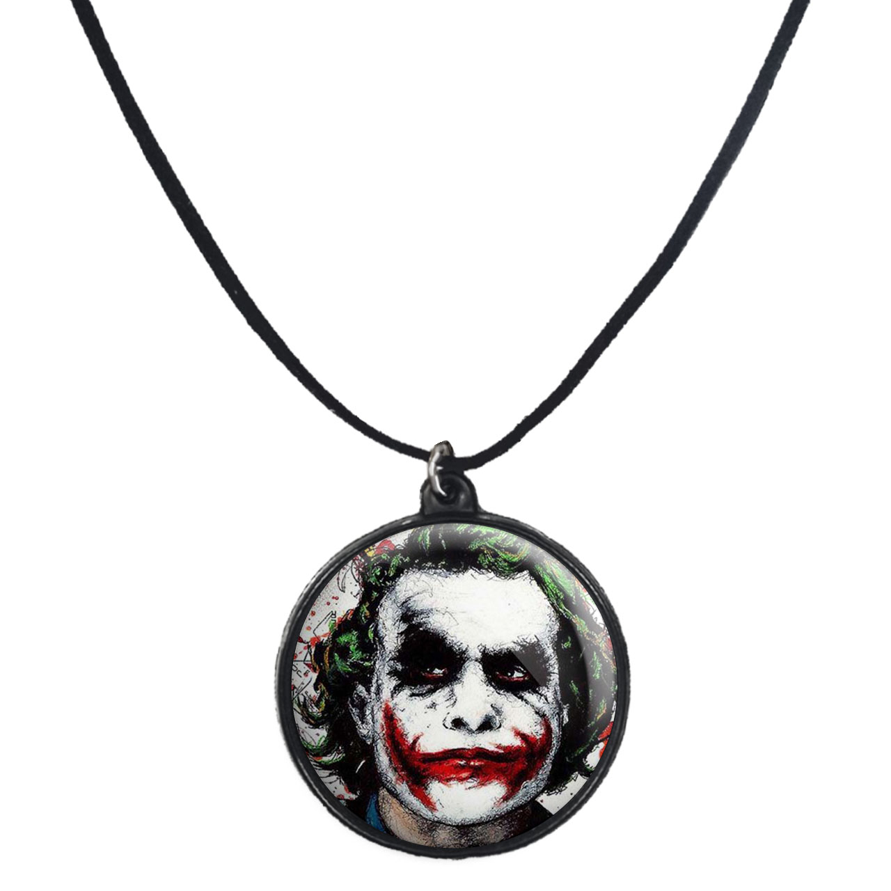 گردنبند پرمانه طرح جوکر کد pmb.365 مدل دو طرفه