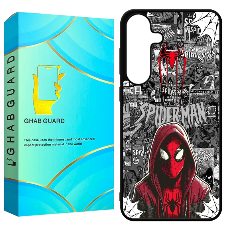 کاور قاب گارد طرح اسپایدر من مدل GCHPS24 مناسب برای گوشی موبایل سامسونگ Galaxy S24