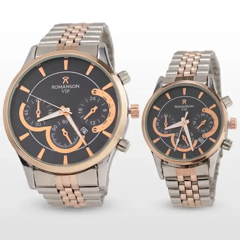 ست ساعت مچی عقربه ای زنانه و مردانه مدل Coco_02