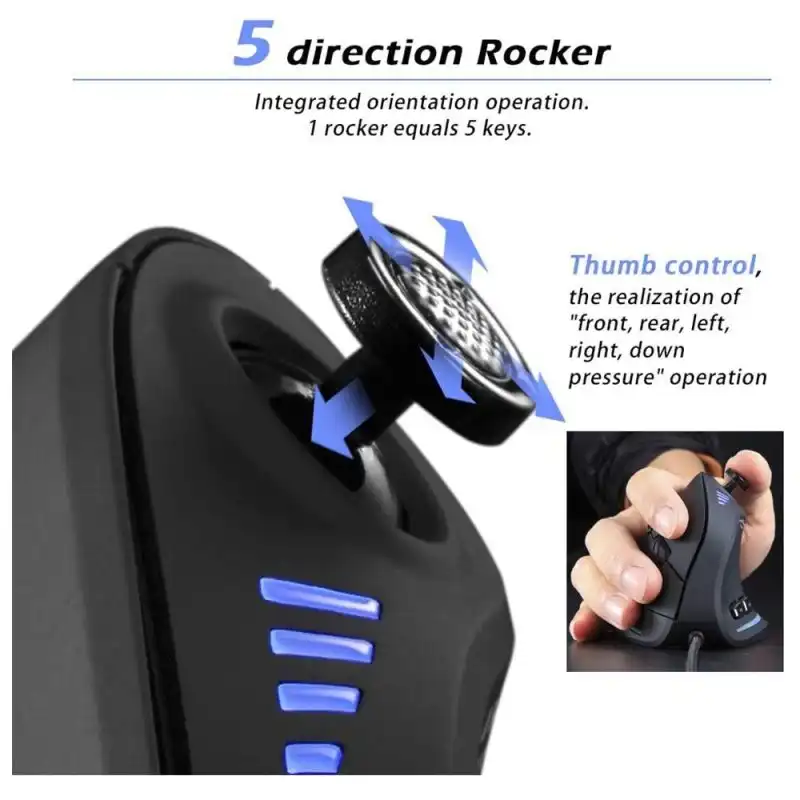 ماوس زیلوتس مدل  Ergonomice Vertical Gaming