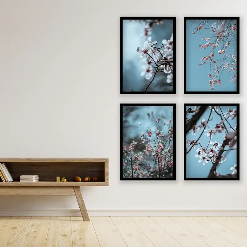 تابلو مدل طبیعت کد LA-G4019 مجموعه 4 عددی