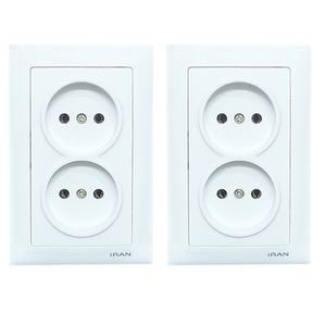 نقد و بررسی پریز برق ایران الکتریک طرح دوقلو مدل الیزه مجموعه دو عددی توسط خریداران