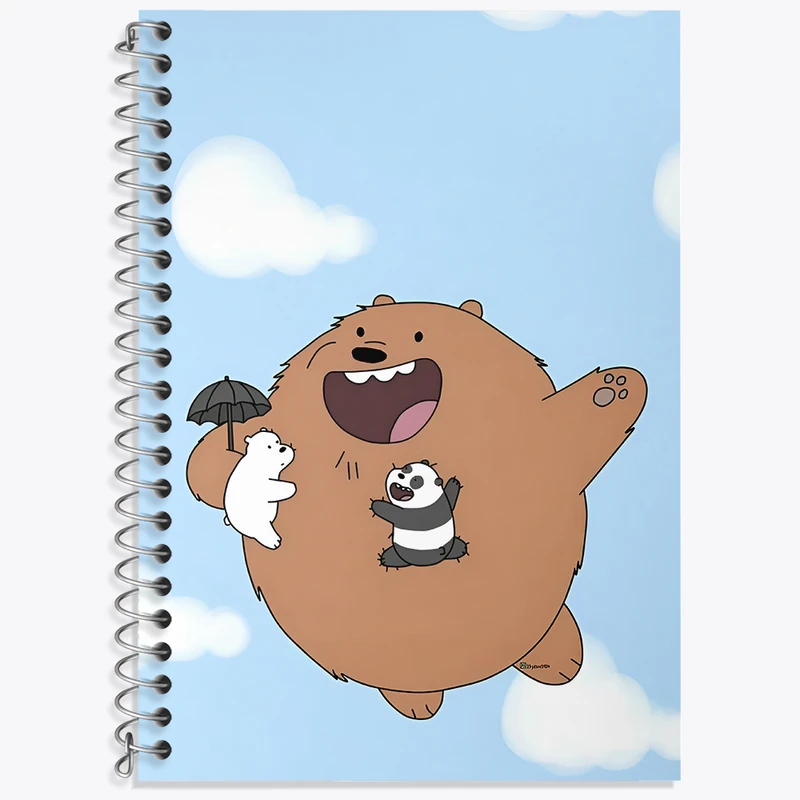 دفتر لغت 50 برگ خندالو طرح سه خرس کله پوک کد N4029