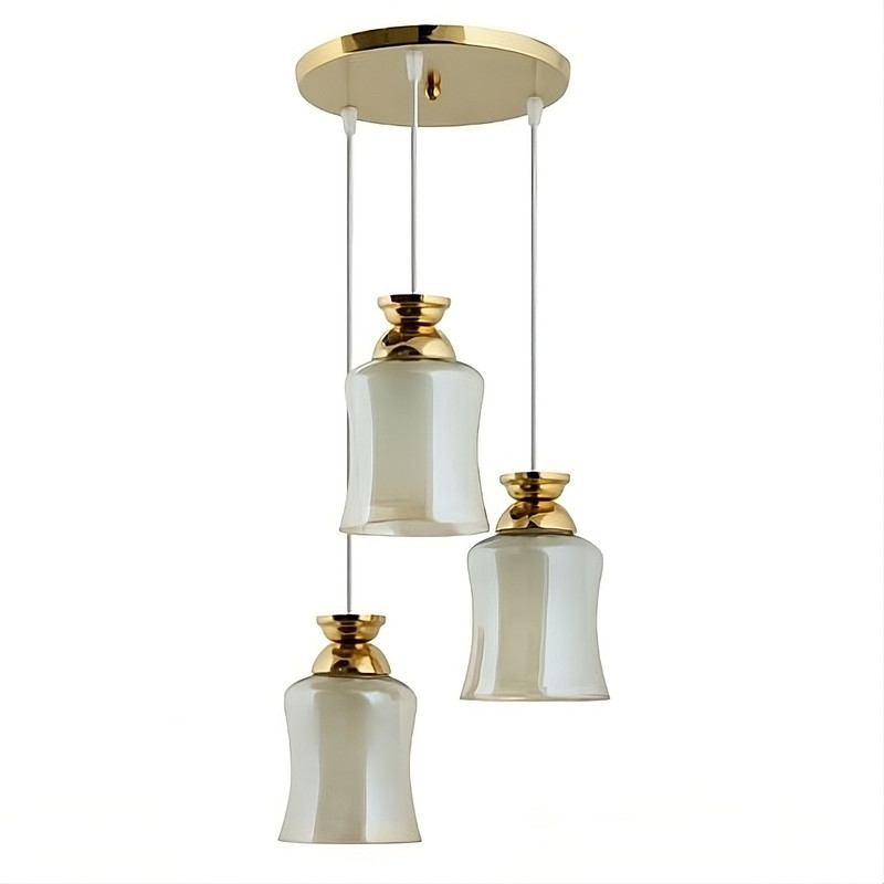 لوستر آویز شاهان تک مدل 3glass.3