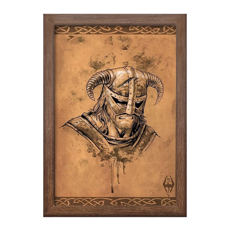 تابلو خندالو طرح بازی اسکایریم (Skyrim) کد 32767