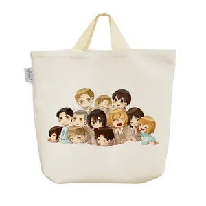 ساک خرید خندالو مدل انیمه اتک ان تایتان کد 1484